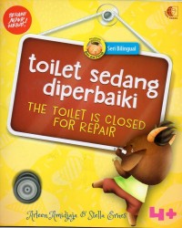 Image of Toilet sedang diperbaiki= the toilet is closed for repair