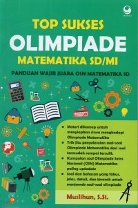 Image of Top sukses olimpiade matematika SD/MI: panduan wajib juara OSN matematika SD