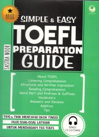 Image of Simple & easy TOEFL preparation guide