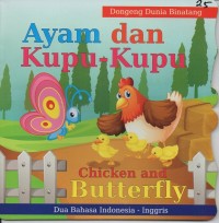 Image of Ayam dan kupu-kupu= chicken and butterfly