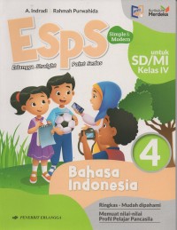 Image of Esps simple & modern untuk sd/mi kelas IV vol.4 bahasa indonesia: ringkas-mudah dipahami-memuat nilai-nilai profil pelajar pancasila