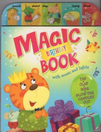 Image of Magic birthday book with music and lights