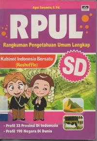 Image of RPUL (rangkuman pengetahuan umum lengkap) kabinet indonesia bersatu (reshuffle) SD